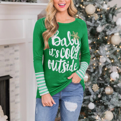 Tailored Womens Blouse Christmas Tee T Shirt Long Sleeve Ladies Print Fitted Shirt Top
Tailored Womens Blouse Christmas Tee T Shirt Long Sleeve Ladies Print Fitted Shirt Top