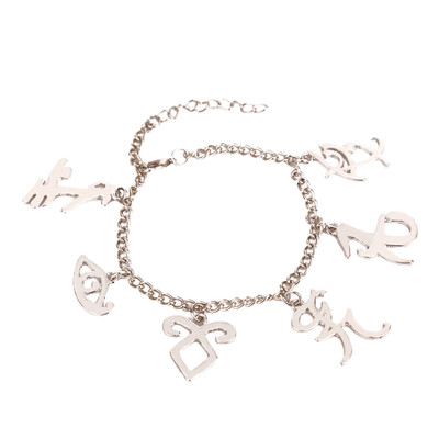Fashion Letter Silver Bracelet Sign Jewellery Unisex Pair Hand Chain Jewellery Hot Gift
Fashion Letter Silver Bracelet Sign Jewellery Unisex Pair Hand Chain Jewellery Hot Gift