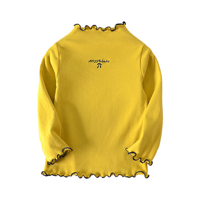 2-8T Autumn Long-Sleeved Girls Embroidered Ruffled Children T-shirt Half-High Collar Lace Bottoming T-Shirt
2-8T Autumn Long-Sleeved Girls Embroidered Ruffled Children T-shirt Half-High Collar Lace Bottoming T-Shirt