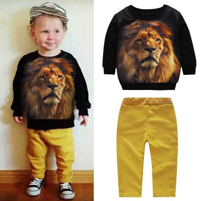 Boys Print Cartoon SweatshirtPants 2pcs Suit 2018 New Autumn Winter Children Clothes Set Kids Casual Boys Clothing 1-4Y
Boys Print Cartoon SweatshirtPants 2pcs Suit 2018 New Autumn Winter Children Clothes Set Kids Casual Boys Clothing 1-4Y