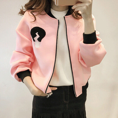 Korean Print Loose Sports Short Cardigan Women Coat Fashion Casual Long-sleeve Jackets 3 Colors -2XL Size
Korean Print Loose Sports Short Cardigan Women Coat Fashion Casual Long-sleeve Jackets 3 Colors -2XL Size