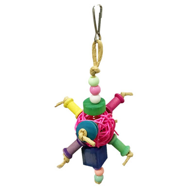 Pet Colorful Hanging Toys for Cage Parrot Rattan Ball Chew Toys for Solving Boredom
Pet Colorful Hanging Toys for Cage Parrot Rattan Ball Chew Toys for Solving Boredom