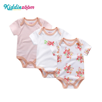 

Baby Girls Clothes Bodysuits Newborn Unicorn Cotton Baby Boys Clothes Rompers Short Sleeve O-Neck Clothing Sets 0-12M 3PCSLot