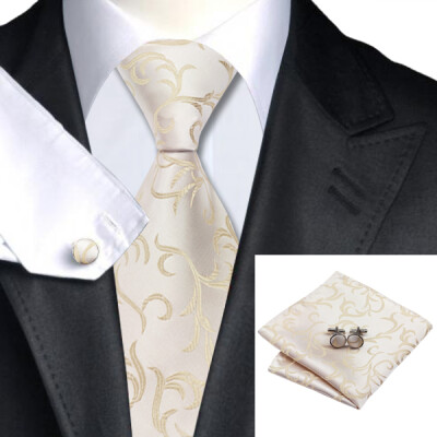 N-1117 Vogue Men Silk Tie Set Ivories Novelty Necktie Handkerchief Cufflinks Set Ties For Men Formal Wedding Business wholesale
N-1117 Vogue Men Silk Tie Set Ivories Novelty Necktie Handkerchief Cufflinks Set Ties For Men Formal Wedding Business wholesale