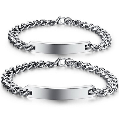 Высокое качество 316L из нержавеющей стали Пары Lovers Link Chain Bracelet Never Fade Punk Style Bangle Unisex wristband
Высокое качество 316L из нержавеющей стали Пары Lovers Link Chain Bracelet Never Fade Punk Style Bangle Unisex wristband