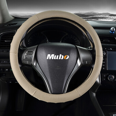 MUBO MUBO Classic Solid Color Leather Car Steering Wheel Cover Set Breathable Sweatproof Slip WZS-1701 Beige
MUBO MUBO Classic Solid Color Leather Car Steering Wheel Cover Set Breathable Sweatproof Slip WZS-1701 Beige