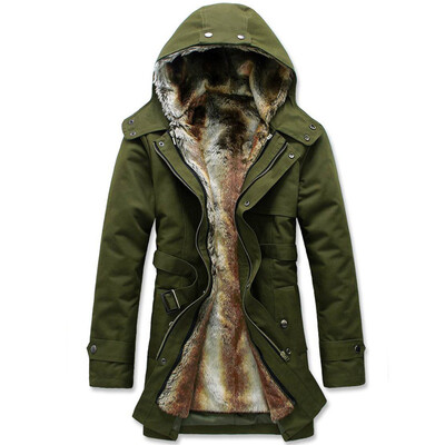 High quality winter parkas men thick warming jackets hooded fur winter cotton padded outwear male clothing
High quality winter parkas men thick warming jackets hooded fur winter cotton padded outwear male clothing