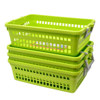 JEKO&JEKO kitchen plastic finishing storage basket 4 Pack toy snack storage basket file desktop rack Japanese style Baina basket extra large green SWB-6098
JEKO&JEKO kitchen plastic finishing storage basket 4 Pack toy snack storage basket file desktop rack Japanese style Baina basket extra large green SWB-6098