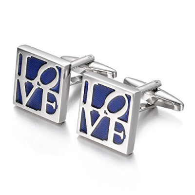Yoursfs Initial Cufflinks Blue Square Stainless Steel Cufflinks Groom For Men
Yoursfs Initial Cufflinks Blue Square Stainless Steel Cufflinks Groom For Men
