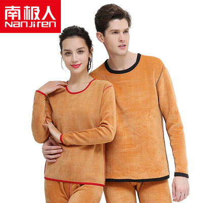 Antarctic thermal underwear men&women cotton thickening plus cashmere thermal underwear youth middle-aged underwear suit N624D10021 10022 female black L
Antarctic thermal underwear men&women cotton thickening plus cashmere thermal underwear youth middle-aged underwear suit N624D10021 10022 female black L