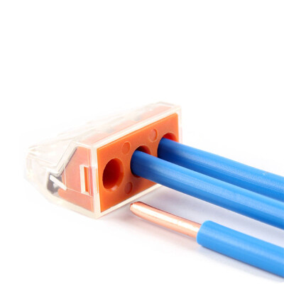 50 pieces/lot) Suyep Push Wire Connector For Junction Boxes 400 V 14-10 AWG PCT-103D/773-173
50 pieces/lot) Suyep Push Wire Connector For Junction Boxes 400 V 14-10 AWG PCT-103D/773-173