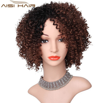 AISI HAIR Dark Brown Synthetic Wigs African Hairstyle 14Inches Long Afro Kinky Curly Wig for Black Women
AISI HAIR Dark Brown Synthetic Wigs African Hairstyle 14Inches Long Afro Kinky Curly Wig for Black Women