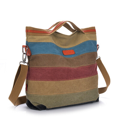 2016 new stripe vintage Women shoulder bag color stitching messenger bag casual lady canvas handbag fashion brand tote bags
2016 new stripe vintage Women shoulder bag color stitching messenger bag casual lady canvas handbag fashion brand tote bags