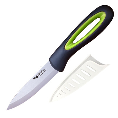 USC (MYCERA) ceramic knife when the blade 4-inch fruit knife baby food knife (black green) SZR4F
USC (MYCERA) ceramic knife when the blade 4-inch fruit knife baby food knife (black green) SZR4F