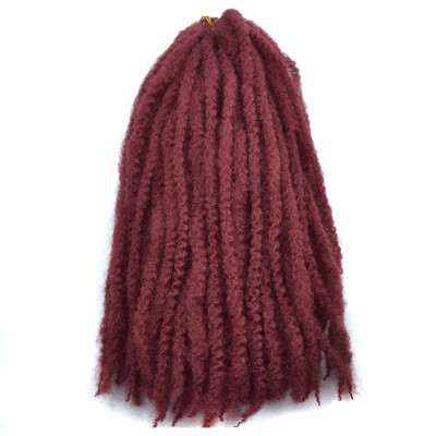 18 '' Afro Kinky Twist Braids Hair Crochet Braids Hair Curl Crochet Synthetic Braiding Hair 100g/Piece Brown Black Purple Color
18 '' Afro Kinky Twist Braids Hair Crochet Braids Hair Curl Crochet Synthetic Braiding Hair 100g/Piece Brown Black Purple Color