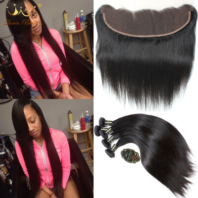 8A Queen Berry Hair Straight Virgin Human Hair 3Bundles With Lace Frontal Peruvian Virgin Human Hair Good Cheap
8A Queen Berry Hair Straight Virgin Human Hair 3Bundles With Lace Frontal Peruvian Virgin Human Hair Good Cheap
