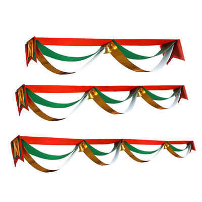 Mu Mei Yi Christmas decorations Christmas tree package pendant hanging flag hanging flag hanging festival layout wave flag 4 meters
Mu Mei Yi Christmas decorations Christmas tree package pendant hanging flag hanging flag hanging festival layout wave flag 4 meters