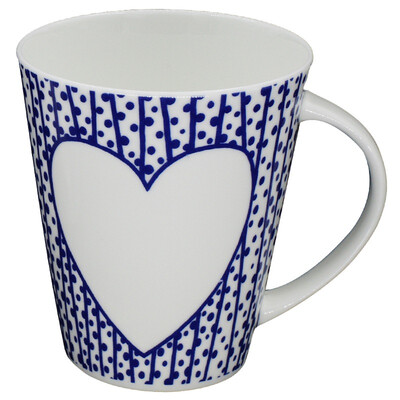 YAO TAO MAKE cup ceramic cup coffee cup 400ml bone china blue&white series big red heart
YAO TAO MAKE cup ceramic cup coffee cup 400ml bone china blue&white series big red heart