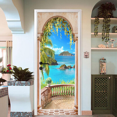 Photo Wallpaper 3D Roman Column Seaside Landscape Mural Wall Door Sticker Living Room Home Decor DIY PVC Wall Paper 77cmx200cm
Photo Wallpaper 3D Roman Column Seaside Landscape Mural Wall Door Sticker Living Room Home Decor DIY PVC Wall Paper 77cmx200cm