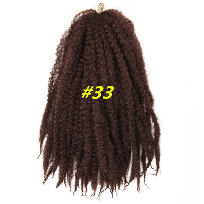 18" Marly Hair Crochet Braids 30 Roots Bug Marley Braiding Hair Synthetic Bulk Hair Extension Low Temperture Fiber Rated 50
18" Marly Hair Crochet Braids 30 Roots Bug Marley Braiding Hair Synthetic Bulk Hair Extension Low Temperture Fiber Rated 50