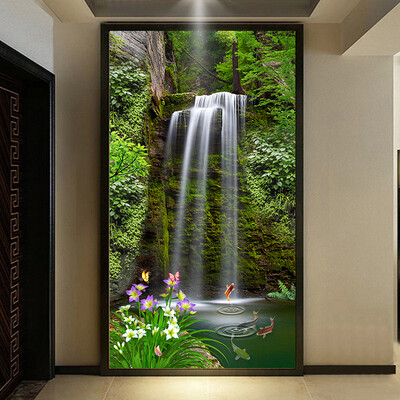 Custom 3D Room Wallpaper For Walls Waterfall Landscape Entrance Hall Aisle Background Wall Painting 3D Embossed Mural Wallpaper
Custom 3D Room Wallpaper For Walls Waterfall Landscape Entrance Hall Aisle Background Wall Painting 3D Embossed Mural Wallpaper