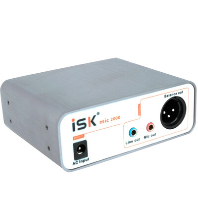 iSK MIC2000 Professional Microphone Amplifier хорошо совместим с микрофонами и инструментами
iSK MIC2000 Professional Microphone Amplifier хорошо совместим с микрофонами и инструментами