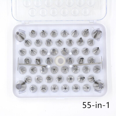 Cake Decorating Supplies, 52pcs Stainless Steel Baking Piping Tips with 1 Coupler,2 Flower Nails and Storage Case (55pieces
Cake Decorating Supplies, 52pcs Stainless Steel Baking Piping Tips with 1 Coupler,2 Flower Nails and Storage Case (55pieces