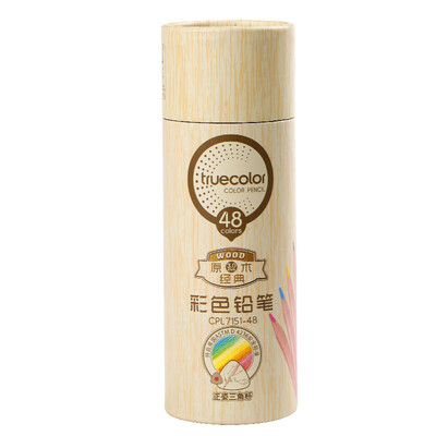TRUECOLOR 48 color positive posture triangle pole wood color pencil color lead color fill color pen painting color pen 1 barrel CPL7151
TRUECOLOR 48 color positive posture triangle pole wood color pencil color lead color fill color pen painting color pen 1 barrel CPL7151