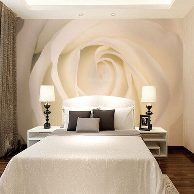 Modern-style 3D Stereoscopic Simple White Rose Custom Photo Wallpaper Living Room Sofa Background Non-woven 3D Mural Wall Paper
Modern-style 3D Stereoscopic Simple White Rose Custom Photo Wallpaper Living Room Sofa Background Non-woven 3D Mural Wall Paper