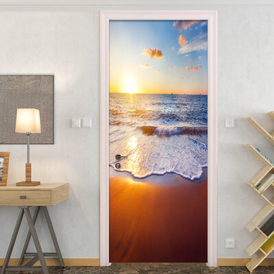 Custom Mural Wallpaper Beautiful Sea Landscape 3D Door Sticker PVC Moisture-Proof Wallpaper Living Room Home Decor 3D 77cmx200cm
Custom Mural Wallpaper Beautiful Sea Landscape 3D Door Sticker PVC Moisture-Proof Wallpaper Living Room Home Decor 3D 77cmx200cm