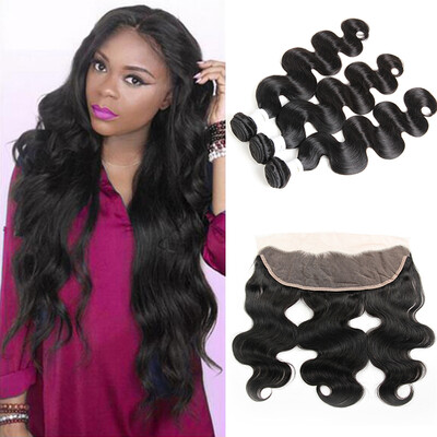 Brazilian Human Hair Body Wave With Lace Frontal Closure 3+1 Ear To Ear Lace Frontal Closure
Brazilian Human Hair Body Wave With Lace Frontal Closure 3+1 Ear To Ear Lace Frontal Closure