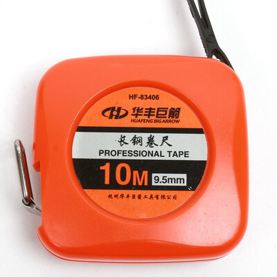 Huafeng giant arrow HF-8611210 long steel tape 10 meters portable hand handle lipstick belt
Huafeng giant arrow HF-8611210 long steel tape 10 meters portable hand handle lipstick belt