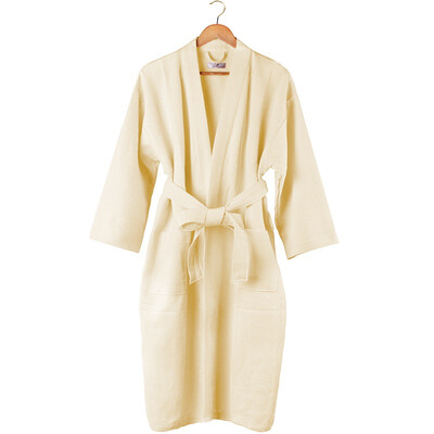Sanli cotton waffle casual nightgown star hotel clubs bathrobe men and women sweat sauna clothes light yellow 
Sanli cotton waffle casual nightgown star hotel clubs bathrobe men and women sweat sauna clothes light yellow