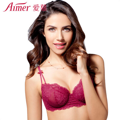 Aimer Aimer bra 34 cup sexy bud silk mesh eyes slim models gather ladies underwear AM13DF1 wine red B70
Aimer Aimer bra 34 cup sexy bud silk mesh eyes slim models gather ladies underwear AM13DF1 wine red B70