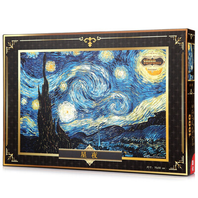 Древнее отделение головоломки 1000 взрослых всемирно известные картины Ван Гога картина Starry Night Sky головоломки 11CF10001771- 
Древнее отделение головоломки 1000 взрослых всемирно известные картины Ван Гога картина Starry Night Sky головоломки 11CF10001771-
