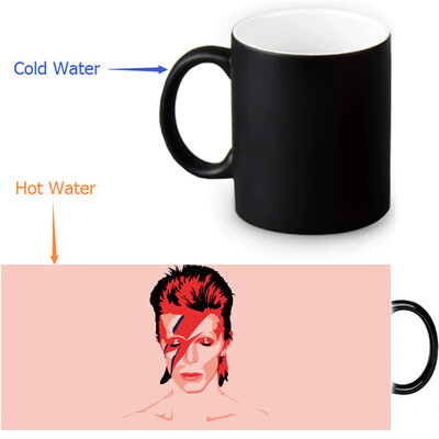 David Bowie 350ml12oz Heat Reveal Mug Color Change Coffee Cup Sensitive Morphing Mugs Magic Mug Milk Tea Cups
David Bowie 350ml12oz Heat Reveal Mug Color Change Coffee Cup Sensitive Morphing Mugs Magic Mug Milk Tea Cups