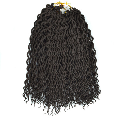 Chorliss 18Inches FauxLocs Curly Crochet Braids Synthetic Crochet Hair Extensions Pure Color Braiding Hair Bundles 60gpack 1pc
Chorliss 18Inches FauxLocs Curly Crochet Braids Synthetic Crochet Hair Extensions Pure Color Braiding Hair Bundles 60gpack 1pc