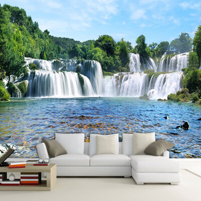 Custom Photo Wall Paper 3D Modern Living Room Sofa TV Background Wallpaper Waterfall Running Water 3D Landscape Mural Wallpaper
Custom Photo Wall Paper 3D Modern Living Room Sofa TV Background Wallpaper Waterfall Running Water 3D Landscape Mural Wallpaper