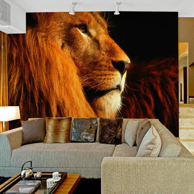 Custom 3D Photo Wallpaper 3D Lifelike Animal Lion Wall Murals For Kids Bedding Room TV Backdrop Embossed Non-woven Wall Papers
Custom 3D Photo Wallpaper 3D Lifelike Animal Lion Wall Murals For Kids Bedding Room TV Backdrop Embossed Non-woven Wall Papers