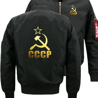 Unique CCCP Russian USSR Soviet Union Bomber Flight Flying Jacket Winter thicken Warm Zipper Men Jackets Anime Mens Casual Coat
Unique CCCP Russian USSR Soviet Union Bomber Flight Flying Jacket Winter thicken Warm Zipper Men Jackets Anime Mens Casual Coat