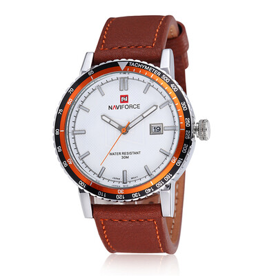 Naviforce 9048 Mens Military Army Leather Strap Wristwatch Casual Dress Quartz Watches Relogio Masculino Male New Clock
Naviforce 9048 Mens Military Army Leather Strap Wristwatch Casual Dress Quartz Watches Relogio Masculino Male New Clock