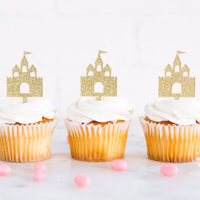 MEYA Acrylic Silver Glitter Princess Castle Cupcake Toppers Set of 8 Cupcake Topper decoration
MEYA Acrylic Silver Glitter Princess Castle Cupcake Toppers Set of 8 Cupcake Topper decoration