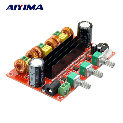 Aiyima TPA3116 21 Digital Audio Amplifier Board TPA3116D2 Subwoofer Speaker Amplifiers DC12V-24V 250W100W
Aiyima TPA3116 21 Digital Audio Amplifier Board TPA3116D2 Subwoofer Speaker Amplifiers DC12V-24V 250W100W