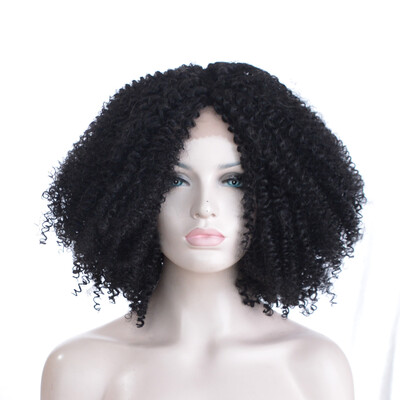 QianBaiHui Short Kinky Curly Wigs for Black Women Heat Resistant Synthetic Lace Front Wigs Fashion Full Wigs with Wig Cap
QianBaiHui Short Kinky Curly Wigs for Black Women Heat Resistant Synthetic Lace Front Wigs Fashion Full Wigs with Wig Cap