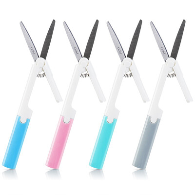 Deli deli creative portable scissors stainless steel handmade scissors color random 6076
Deli deli creative portable scissors stainless steel handmade scissors color random 6076