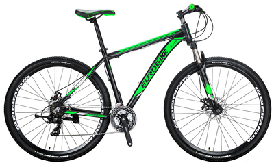 EUROBIKE Mountain Bike 21 Speed 9 Inches Wheels Dual Disc Brake Aluminum Frame MTB Bicycle
EUROBIKE Mountain Bike 21 Speed 9 Inches Wheels Dual Disc Brake Aluminum Frame MTB Bicycle