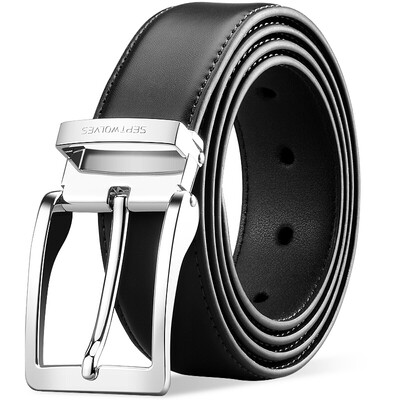 Seven wolves mens belt pin buckle long version casual series belt 7A527109400-03C black
Seven wolves mens belt pin buckle long version casual series belt 7A527109400-03C black