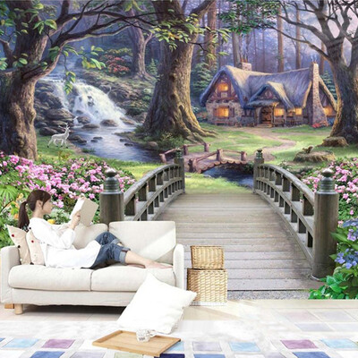 Fantasy Wonderland 3D Stereoscopic European TV Backdrop Wallpaper Bedroom Living Room Custom Large Landscape Mural Wallpaper
Fantasy Wonderland 3D Stereoscopic European TV Backdrop Wallpaper Bedroom Living Room Custom Large Landscape Mural Wallpaper