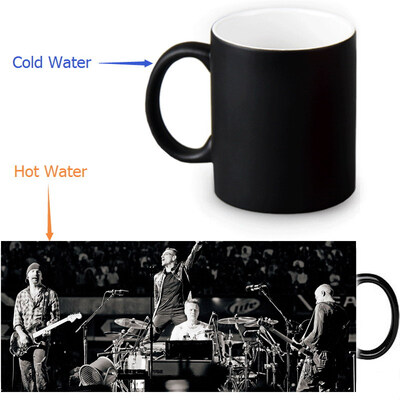 U2 Rock Band 350ml12oz Heat Reveal Mug Color Change Coffee Cup Sensitive Morphing Mugs Magic Mug Milk Tea Cups
U2 Rock Band 350ml12oz Heat Reveal Mug Color Change Coffee Cup Sensitive Morphing Mugs Magic Mug Milk Tea Cups