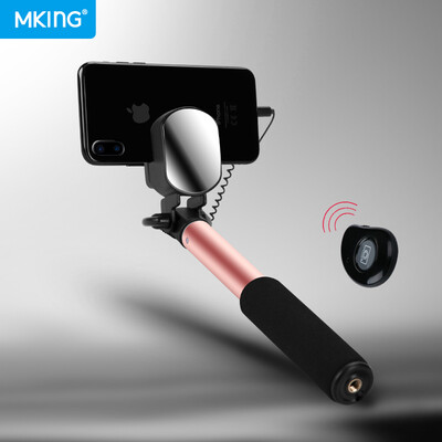 MKING Selfie lever Bluetooth Wire Control Large Mirror Phone Camera Apple Huawei oppo vivo Universal